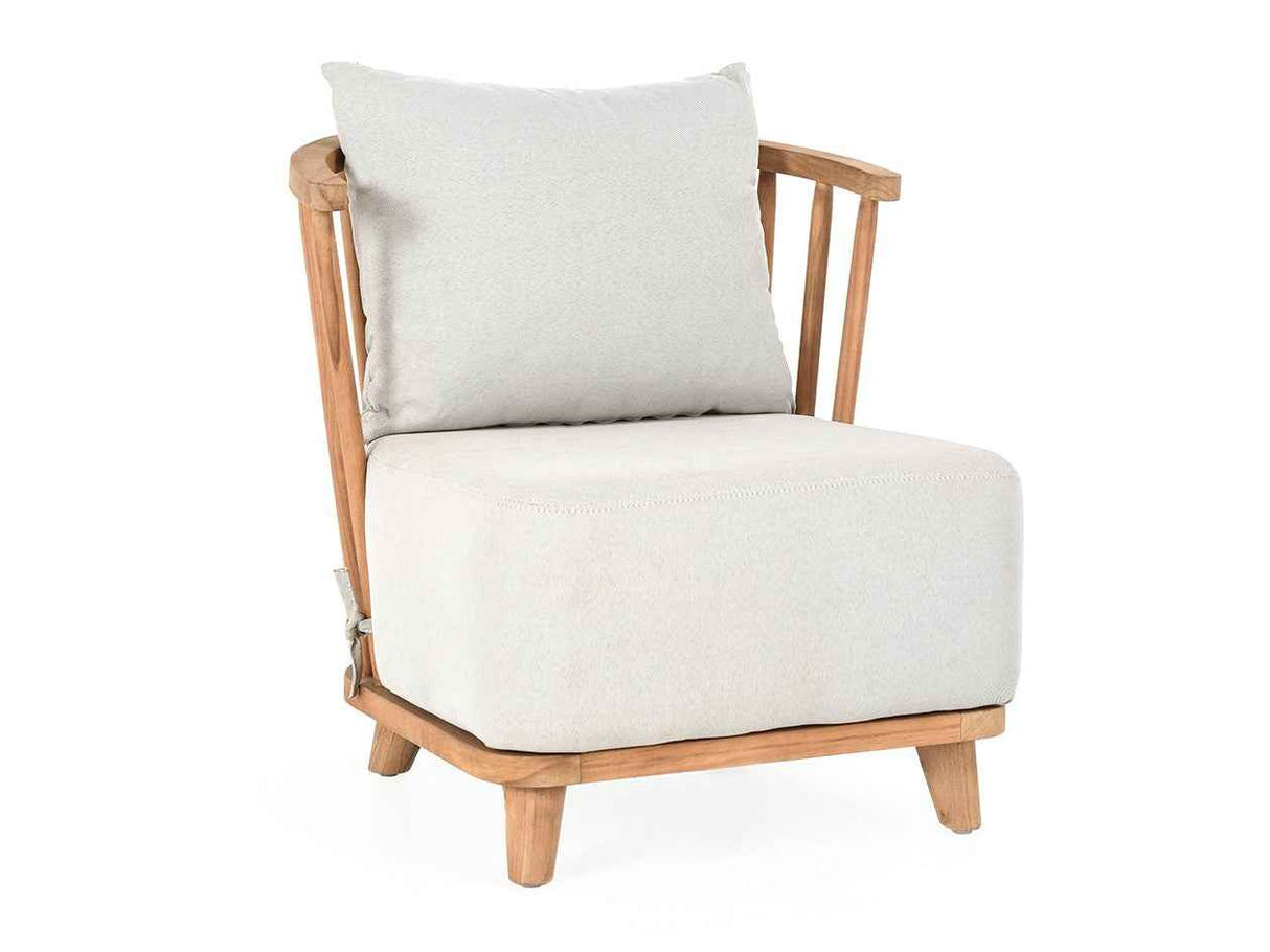 Hearst Natural Outdoor Accent Chair by Classic Home at Eve Furniture