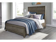 Hearst Solid Wood Full Panel Bed in Sahara Tan by Modus Furniture at Eve Furniture