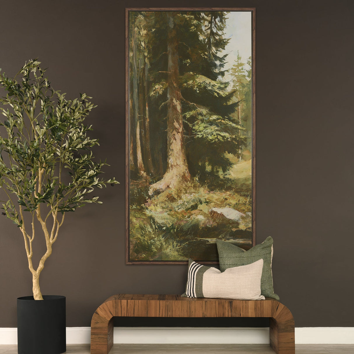 Heart of the Forest I by Mercana Studio Hand-Embellished Textured Framed Canvas Artwork by Mercana at Eve Furniture