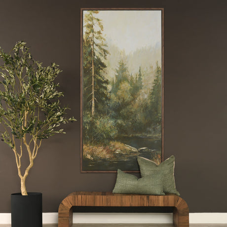 Heart of the Forest II by Mercana Studio Hand-Embellished Textured Framed Canvas Artwork by Mercana at Eve Furniture