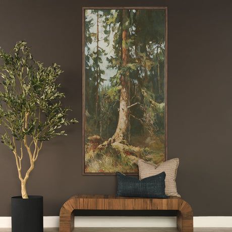 Heart of the Forest IV by Mercana Studio Hand-Embellished Textured Framed Canvas Artwork by Mercana at Eve Furniture