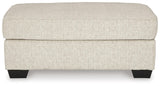 Heartcort Quartz Ottoman by Ashley at Eve Furniture