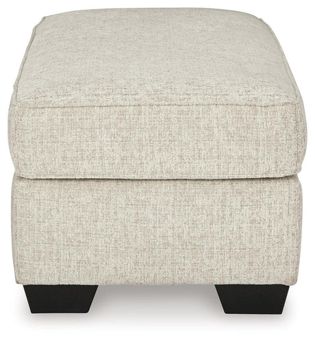 Heartcort Quartz Ottoman by Ashley at Eve Furniture