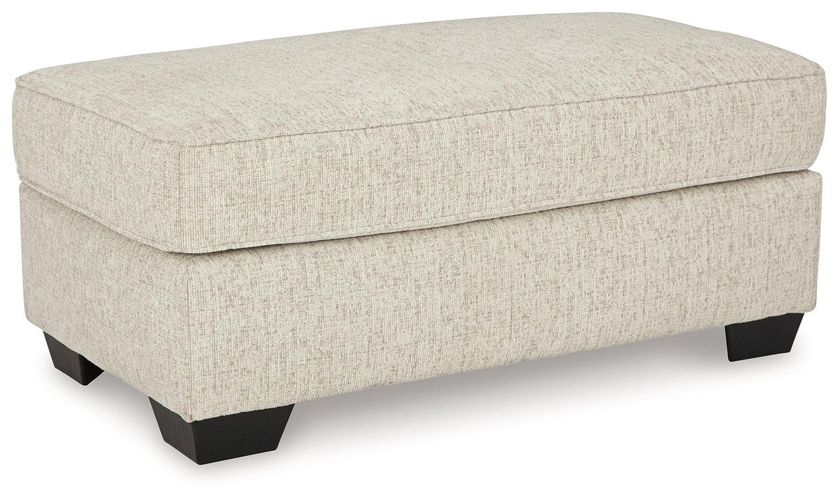 Heartcort Quartz Ottoman by Ashley at Eve Furniture