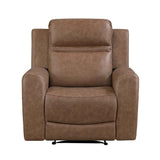 Hearth Brown 3-Piece Reclining Living Room Set by Homelegance at Eve Furniture