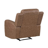 Hearth Brown 3-Piece Reclining Living Room Set by Homelegance at Eve Furniture