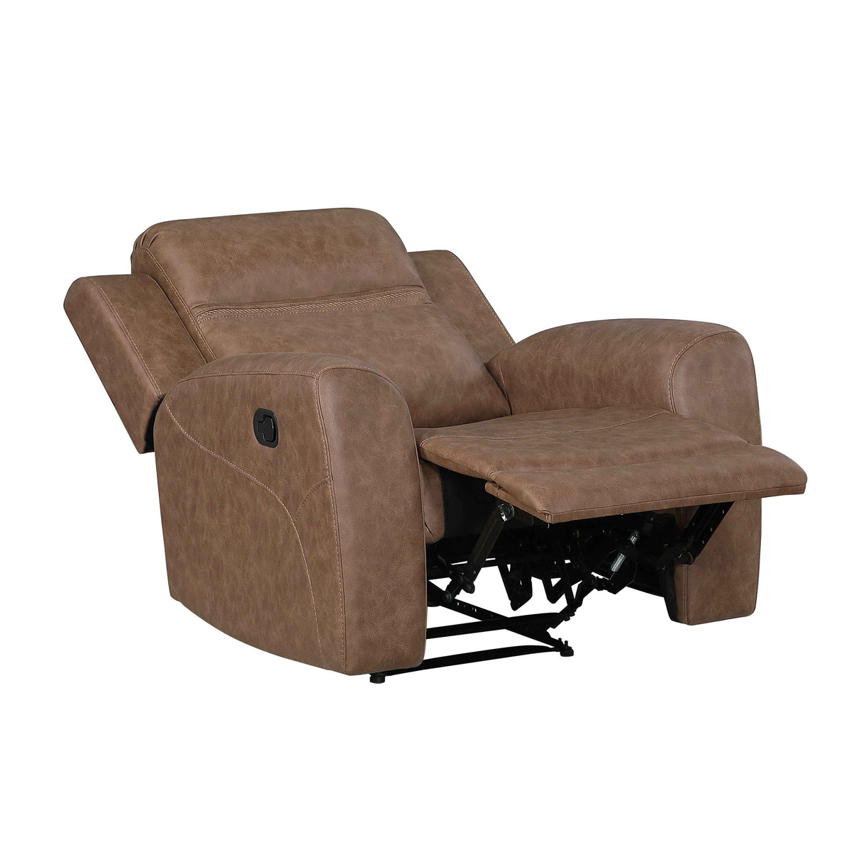 Hearth Brown 3-Piece Reclining Living Room Set by Homelegance at Eve Furniture
