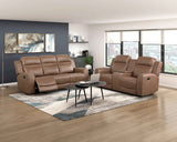 Hearth Brown 3-Piece Reclining Living Room Set by Homelegance at Eve Furniture