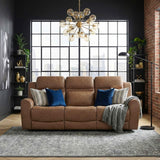 Hearth Brown Double Reclining Sofa by Homelegance at Eve Furniture
