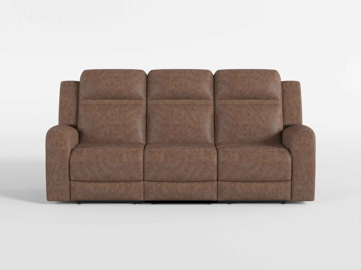 Hearth Brown Double Reclining Sofa by Homelegance at Eve Furniture