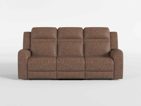 Hearth Brown Double Reclining Sofa by Homelegance at Eve Furniture