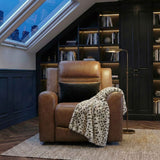 Hearth Brown Reclining Chair by Homelegance at Eve Furniture