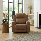 Hearth Brown Reclining Chair by Homelegance at Eve Furniture