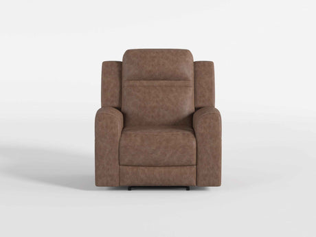 Hearth Brown Reclining Chair by Homelegance at Eve Furniture