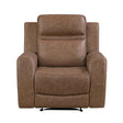 Hearth Brown Reclining Chair by Homelegance at Eve Furniture