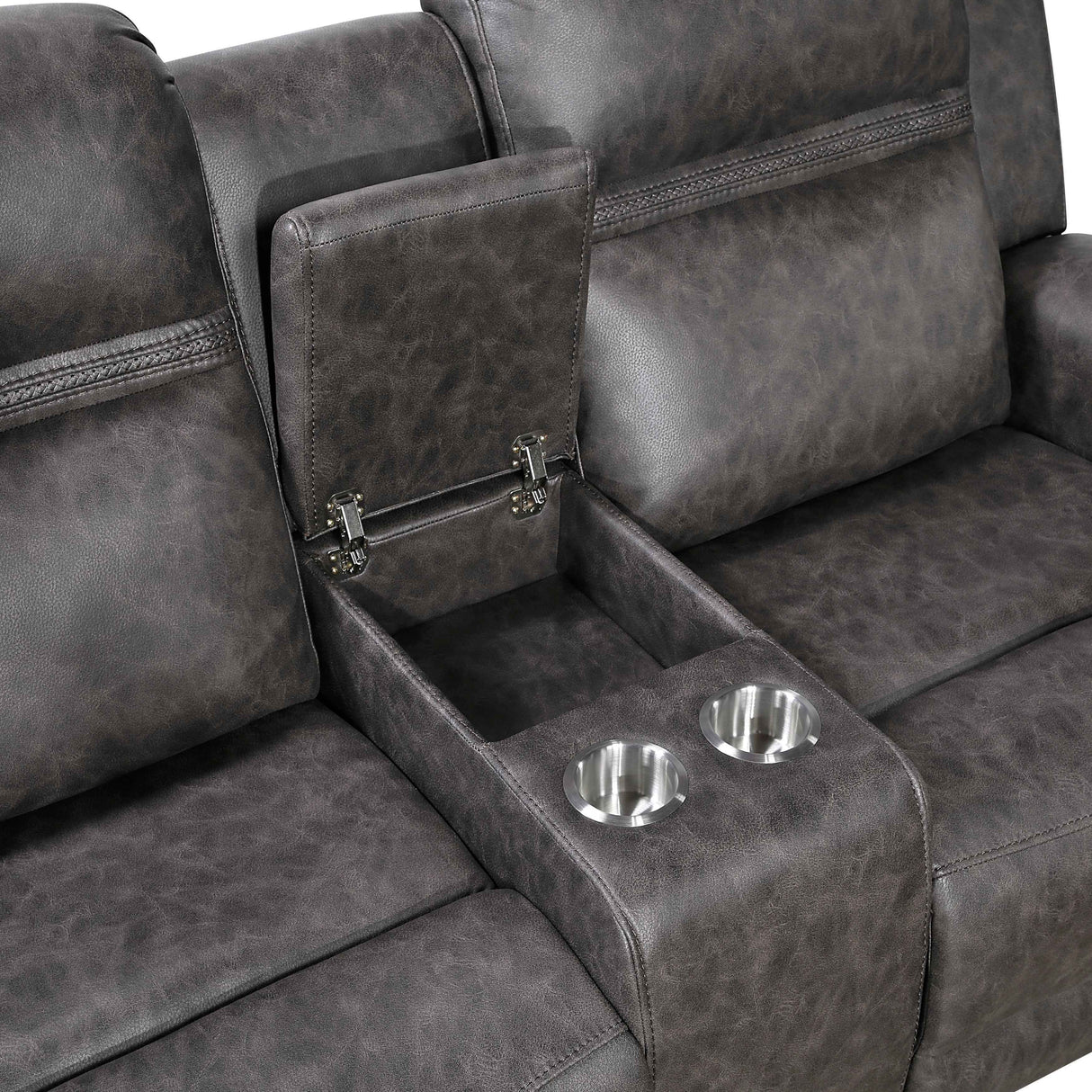 Hearth Charcoal 3-Piece Reclining Living Room Set by Homelegance at Eve Furniture