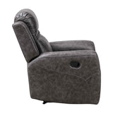 Hearth Charcoal 3-Piece Reclining Living Room Set by Homelegance at Eve Furniture