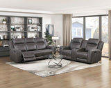 Hearth Charcoal 3-Piece Reclining Living Room Set by Homelegance at Eve Furniture