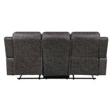 Hearth Charcoal 3-Piece Reclining Living Room Set by Homelegance at Eve Furniture
