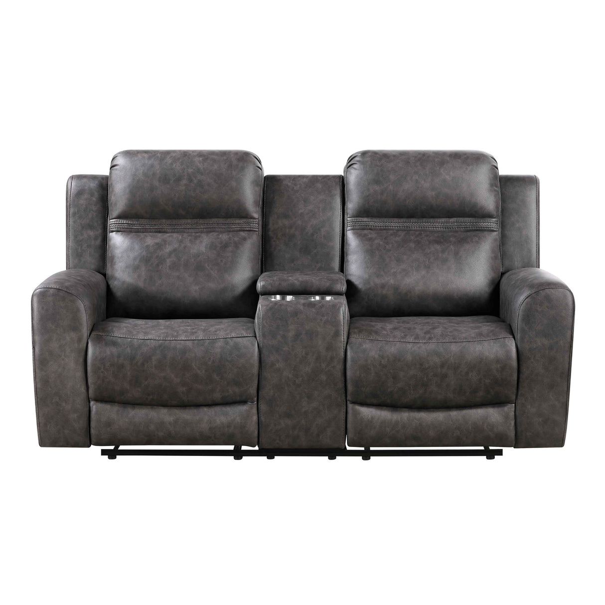 Hearth Charcoal 3-Piece Reclining Living Room Set by Homelegance at Eve Furniture