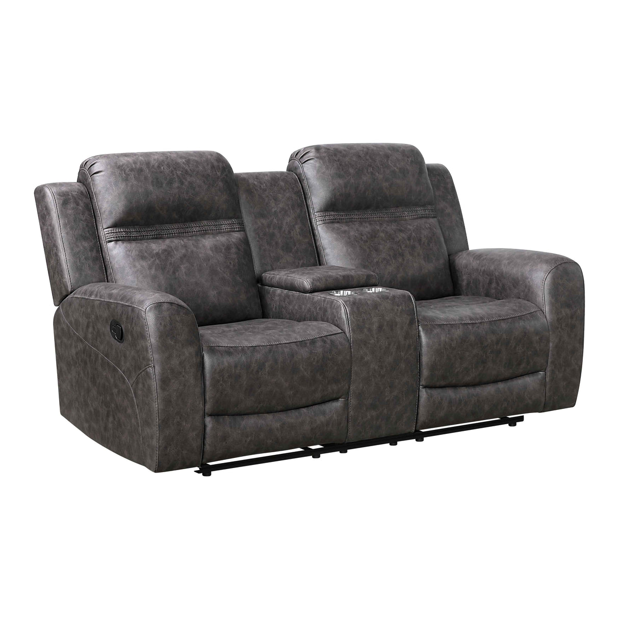 Hearth Charcoal 3-Piece Reclining Living Room Set by Homelegance at Eve Furniture