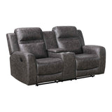 Hearth Charcoal 3-Piece Reclining Living Room Set by Homelegance at Eve Furniture
