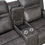 Hearth Charcoal Reclining Living Room Set by Homelegance at Eve Furniture