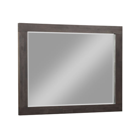 Heath Beveled Glass Mirror in Basalt Grey by Modus Furniture at Eve Furniture