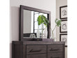 Heath Beveled Glass Mirror in Basalt Grey by Modus Furniture at Eve Furniture