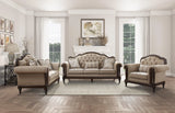 Heath Court Brown Oak Chair by Homelegance at Eve Furniture