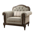 Heath Court Brown Oak Chair by Homelegance at Eve Furniture