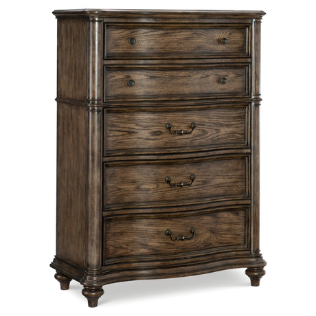 Heath Court Brown Oak Chest by Homelegance at Eve Furniture