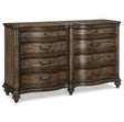 Heath Court Brown Oak Dresser by Homelegance at Eve Furniture