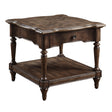 Heath Court Brown Oak End Table by Homelegance at Eve Furniture