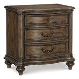 Heath Court Brown Oak Nightstand by Homelegance at Eve Furniture