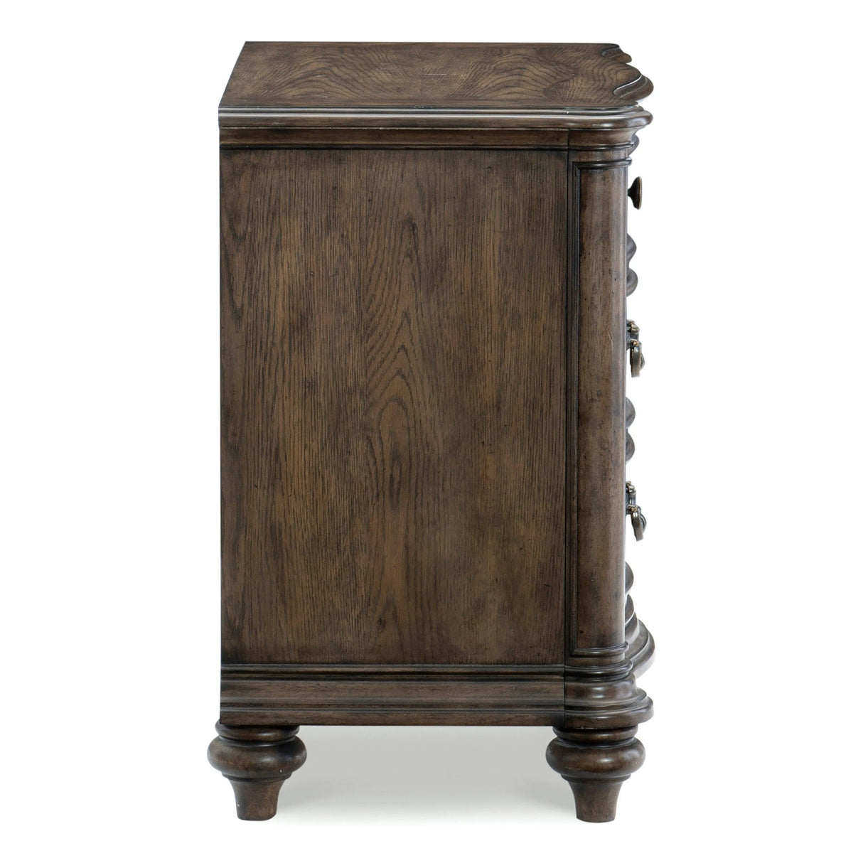 Heath Court Brown Oak Nightstand by Homelegance at Eve Furniture