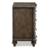 Heath Court Brown Oak Nightstand by Homelegance at Eve Furniture