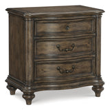 Heath Court Brown Oak Panel Bedroom Set by Homelegance at Eve Furniture