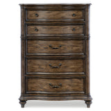 Heath Court Brown Oak Panel Bedroom Set by Homelegance at Eve Furniture