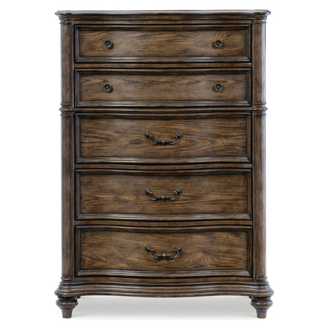 Heath Court Brown Oak Panel Bedroom Set by Homelegance at Eve Furniture