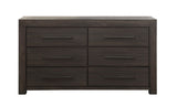Heath Six Drawer Dresser in Basalt Grey by Modus Furniture at Eve Furniture