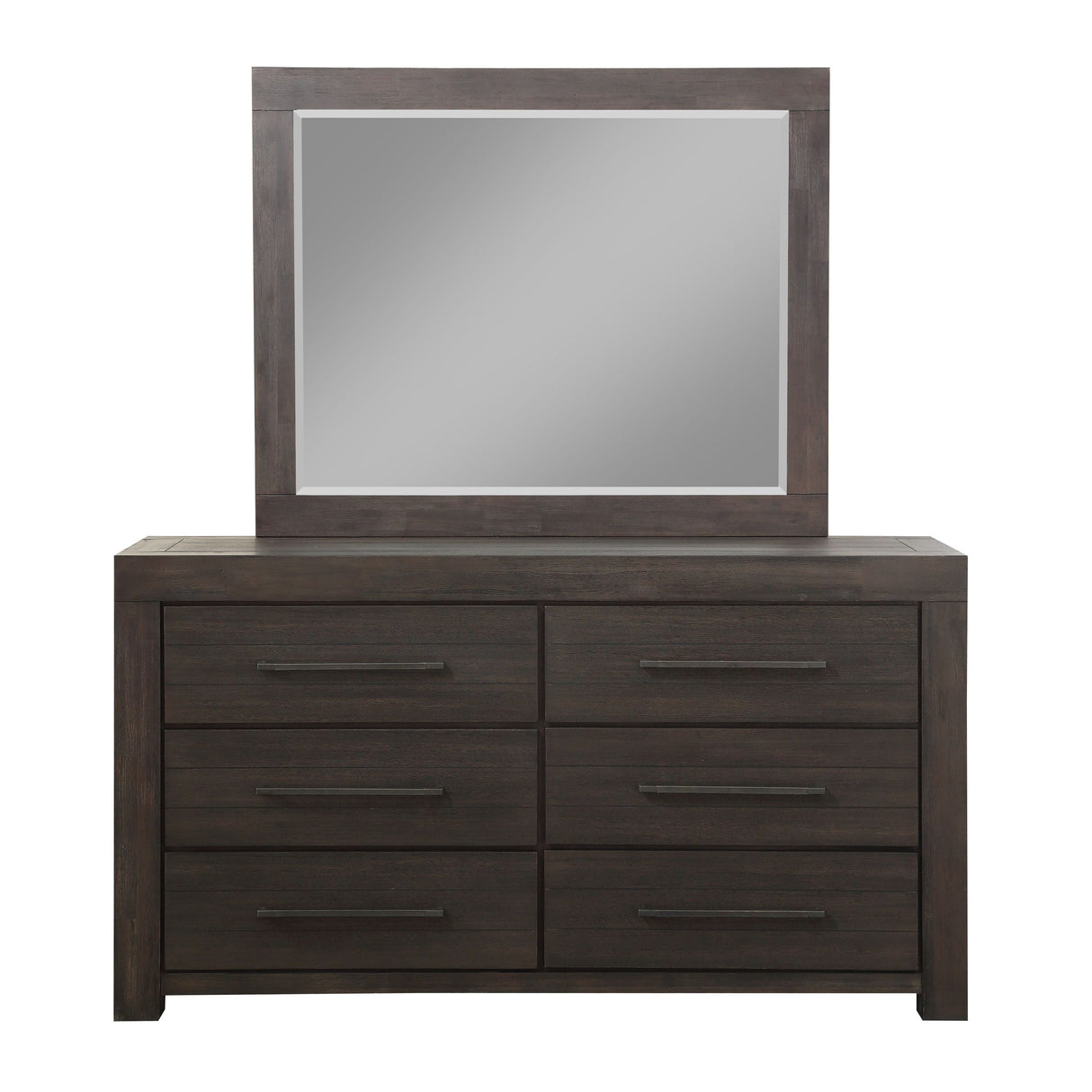 Heath Six Drawer Dresser in Basalt Grey by Modus Furniture at Eve Furniture