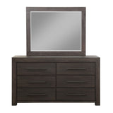 Heath Six Drawer Dresser in Basalt Grey by Modus Furniture at Eve Furniture