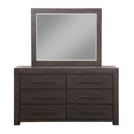 Heath Six Drawer Dresser in Basalt Grey by Modus Furniture at Eve Furniture