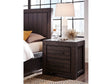 Heath Two Drawer Nightstand in Basalt Grey by Modus Furniture at Eve Furniture