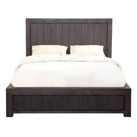 Heath Wood Eastern King Platform Bed in Basalt Grey by Modus Furniture at Eve Furniture