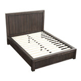 Heath Wood Queen Platform Bed in Basalt Grey by Modus Furniture at Eve Furniture