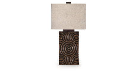 Heathbury Antique Brown Table Lamp by Ashley at Eve Furniture