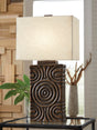 Heathbury Antique Brown Table Lamp by ASHLEY FURNITURE at Eve Furniture