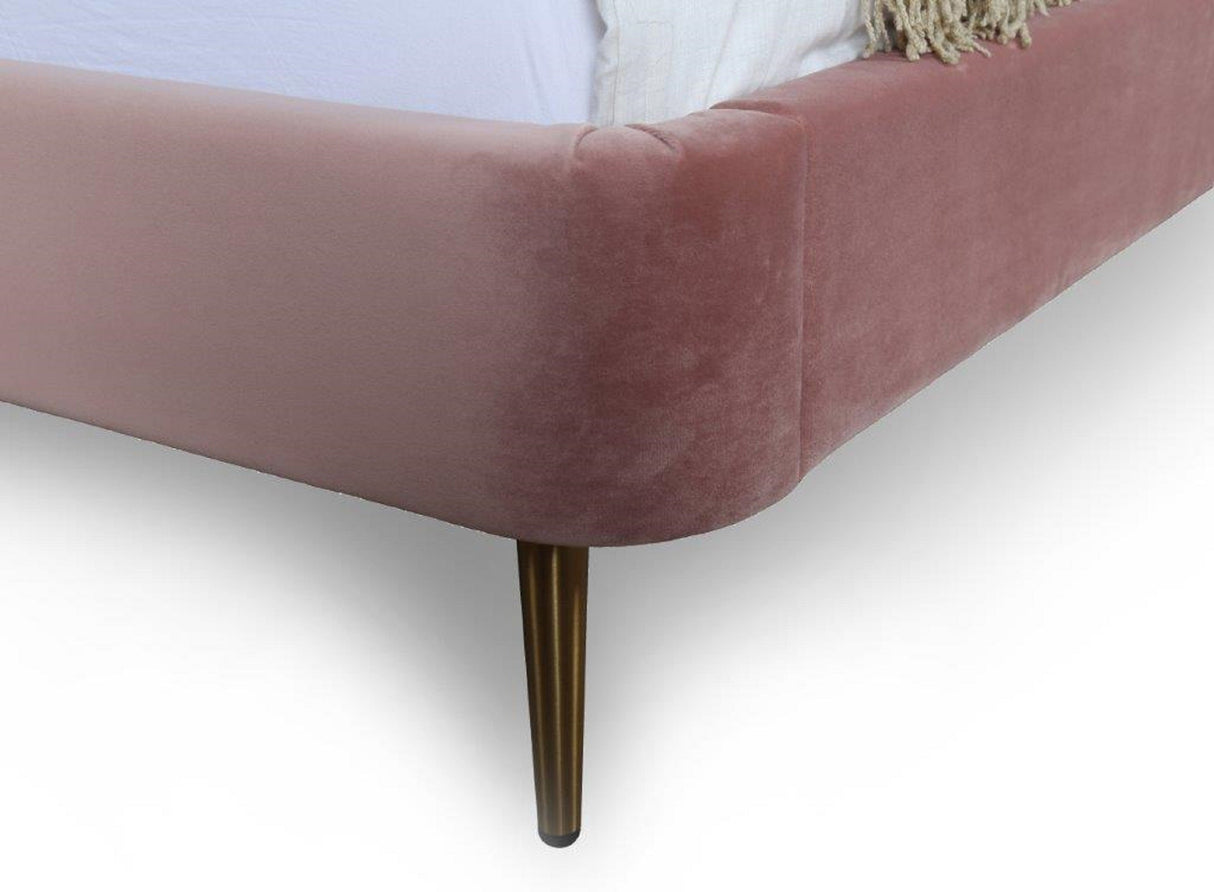 Heather Full-Size Bed in Blush by Manhattan Comfort at Eve Furniture